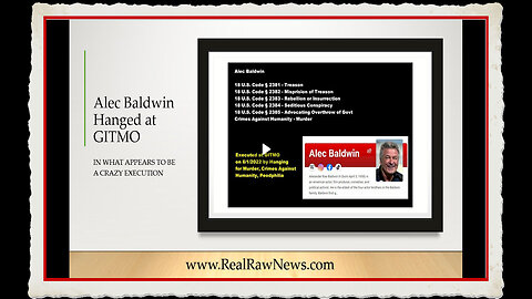 Alex Baldwin Hanged - What are you realy watching on MSM