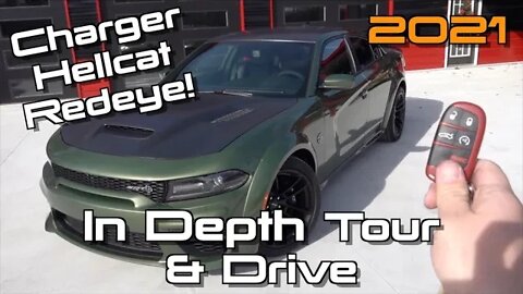 2021 Dodge Charger Hellcat Redeye: Start Up, Test Drive & In Depth Tour