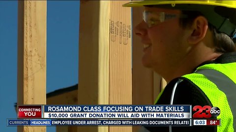 Rosamond vocational class receives $10,000 grant