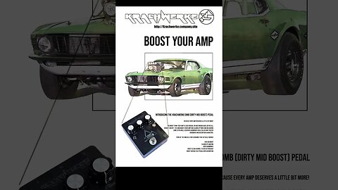 DMB Boost Pedal - Tube Screamer Killer