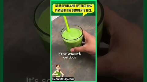 Avocado Smoothie For Weight Loss Recipe! #tiktok #weightloss #shorts