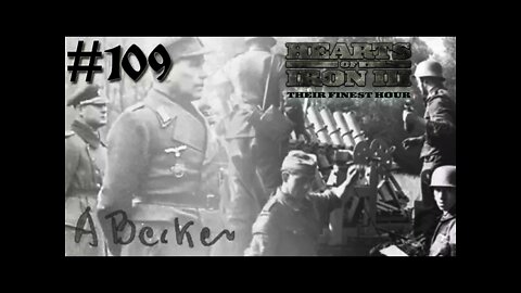 Hearts of Iron 3: Black ICE 8.6 - 109 (Germany) Becker event