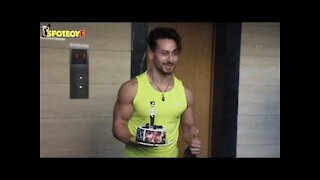 Tiger Shroff celebrates his birthday with the media