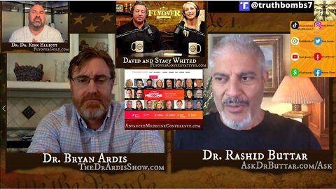 7/17/2022 Dr. Brian Ardis And Dr. Rashid Buttar EXPOSE Serpent VAX/Virus | Flyover Conservatives