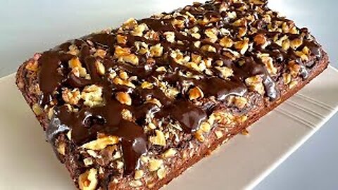 Make this AMAZING Dessert! w_ Oats, Cocoa, Banana. No sugar! No Oil! - Yan Cooks Food