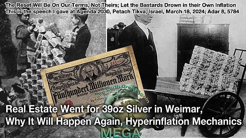 [With Subtitles] Real Estate Went for 39oz Silver in Weimar, Why It Will Happen Again, Hyperinflation Mechanics