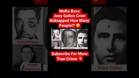 Mafia Boss Joey Gallo’s Crew Kidnapped How Many People!? 🫢 #shorts