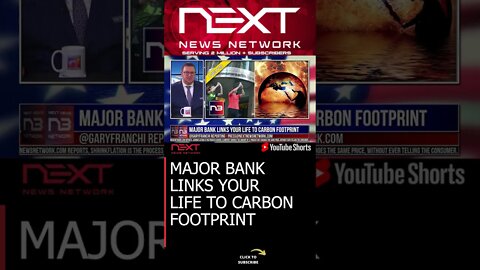 MAJOR BANK LINKS YOUR LIFE TO CARBON FOOTPRINT #shorts