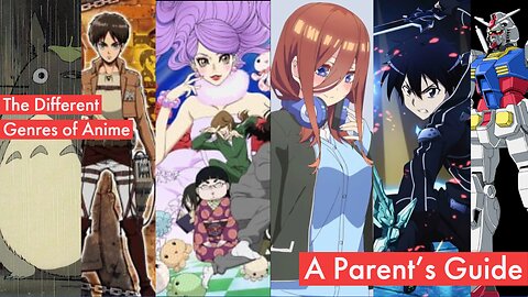 The Sub-Genres of Anime | A Parent's Guide to Anime Ep 0 (Zero)