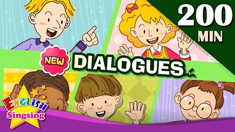 CARTOON TIME, GOOD MORNING + MORE KIDS Dialogues /Learn English for Kids.