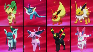 Pokemon Sword & Shield - How to evolve Eevee into ALL 8 Eeveelutions