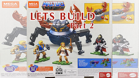 Idiot Builds Mega Construx - MOTU - Hordak & Monstroid Part 2