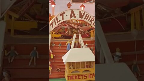 Handmade Miniature "Tilt a Whirl"