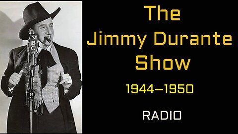 Jimmy Durante Show - 46/11/22 Thanksgiving Pilgrim Opera