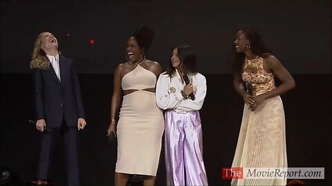 D23 Expo THE MARVELS Iman Vellani, Teyonah Parris, Nia DaCosta, Brie Larson - September 10, 2022