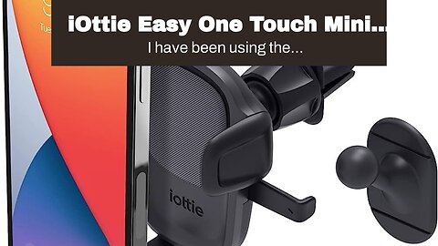 iOttie Easy One Touch Mini Dash & Windshield Car Mount Phone Holder & Other Smartphones & Easy...