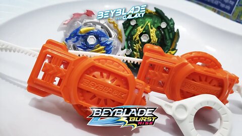 Testando lançadores da Hasbro - Beyblade Burst ベイブレードバースト