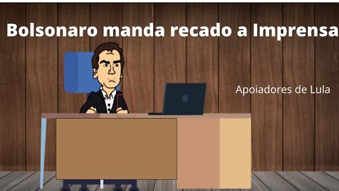 Bolsonaro manda recado a imprensa que apoia Lula #shorts