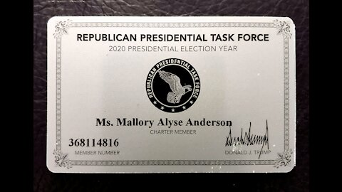 My Official 'Trump Card' | Republican Presidential Task Force | 2020 Presidential Election Year