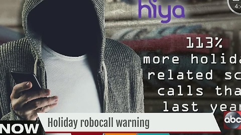 Holiday robocall warning