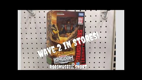 Kingdom Deluxe Class Transformers WFC Airazor & Arcee (Wave 2)*Rodimusbill New Toy Sighting* #shorts