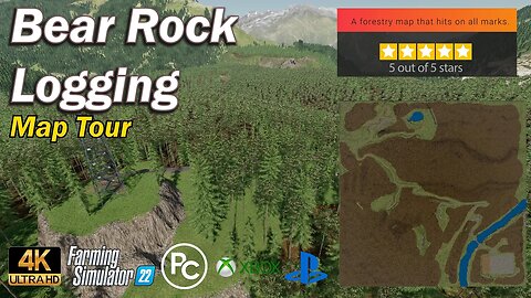 Bear Rock Logging | Map Review | Farming Simulator 22