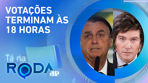 BOLSONARO enviou vídeo de APOIO a MILEI nas eleições da Argentina | TÁ NA RODA