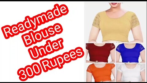 Readymade Blouse Under 300 Rupees | readymade blouse | shopping 🛍️