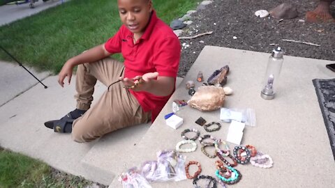 12 Year-old boy collected crystals as a hobby, now he has his own shop