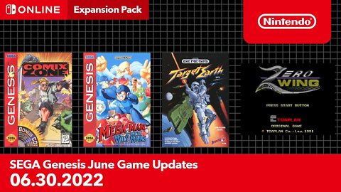 SEGA Genesis - June 2022 Game Updates - Nintendo Switch Online