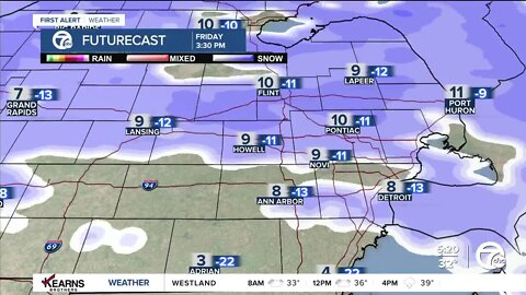 Detroit Weather: Winter Storm Warning starts at 7 PM