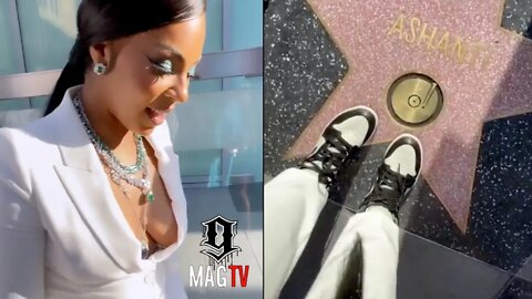 Ashanti Visits Her Walk Of Fame Star One Last Time Before Leaving Los Angeles! ⭐️