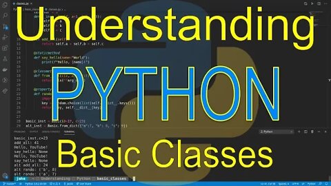 Understanding Python: Basic Classes