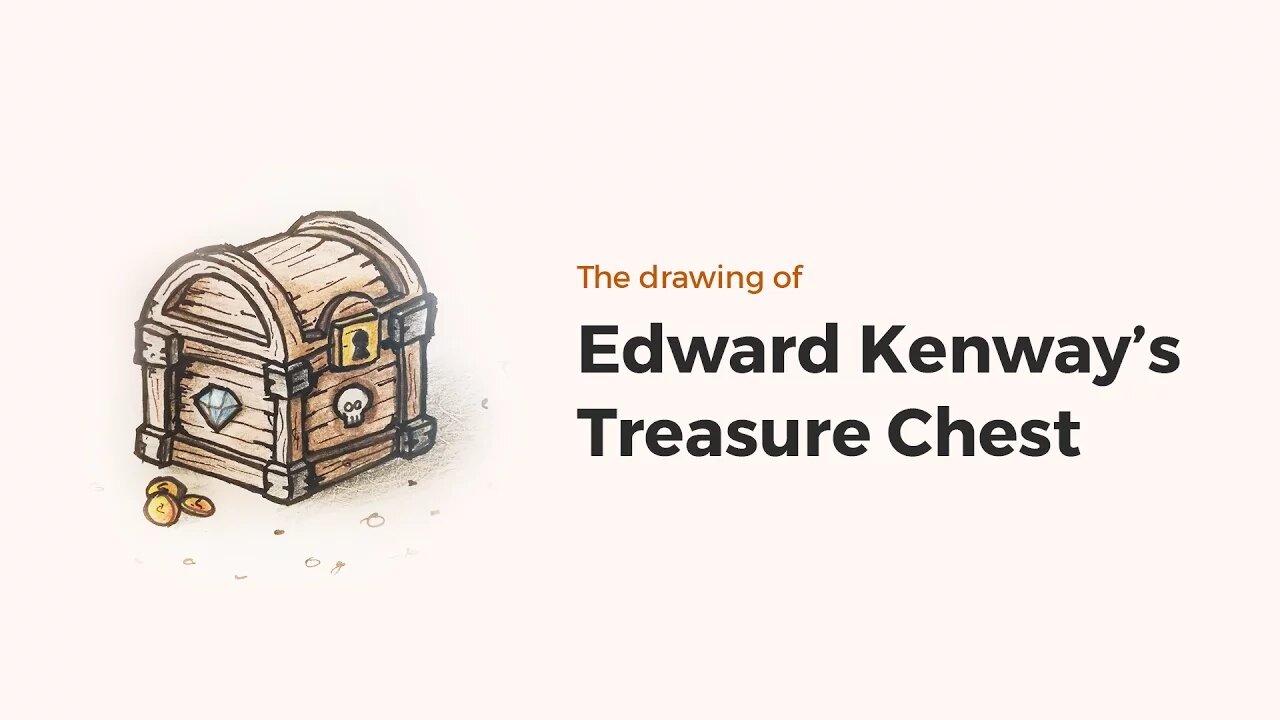 Edward Chest Drawing of: Edward Kenway's Treasure Chest