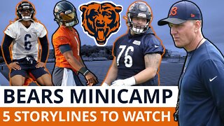 Chicago Bears Minicamp Preview: 5 Storylines To Watch Led By Justin Fields Progress