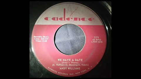 Andy Williams - We Have a Date