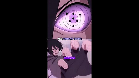 Why Sasuke has different Rinnegan? #sasuke #uchiha #rinnegan #anime #naruto