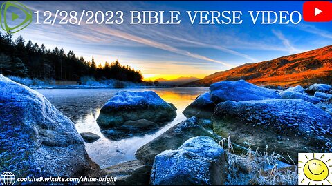 12/28/2023 BIBLE VERSE VIDEO