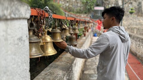 #Bell sounds #Nepal #Temple