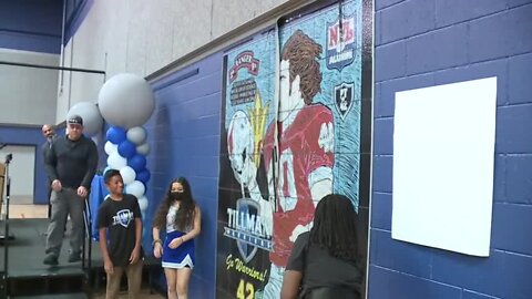 Pat Tillman Middle School ribbon cutting ceremony