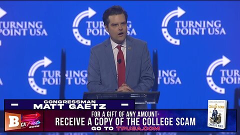 LIVE: Congressman Matt Gaetz delivering remarks at TPUSA in Phoenix, Arizona…