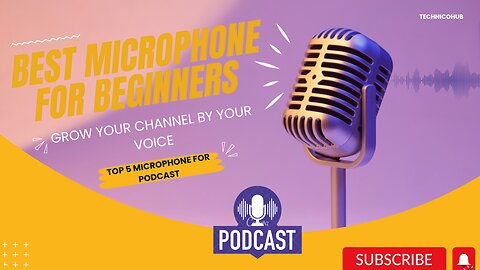 Grow Your Channel By Your Voice I Top 5 Microphone For Podcast I Beginners' Microphone