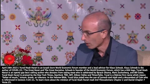 Yuval Noah Harari | What Technology Is Harari Developing? "Think About the Politician You Most Hate, Which Was the Worst In History from Your Perspective...What Would They Do with the Technologies That I AM Developing Right Now?"