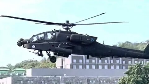 AH-64 ● Apache Helicopter Over West Point ● September 10, 2022