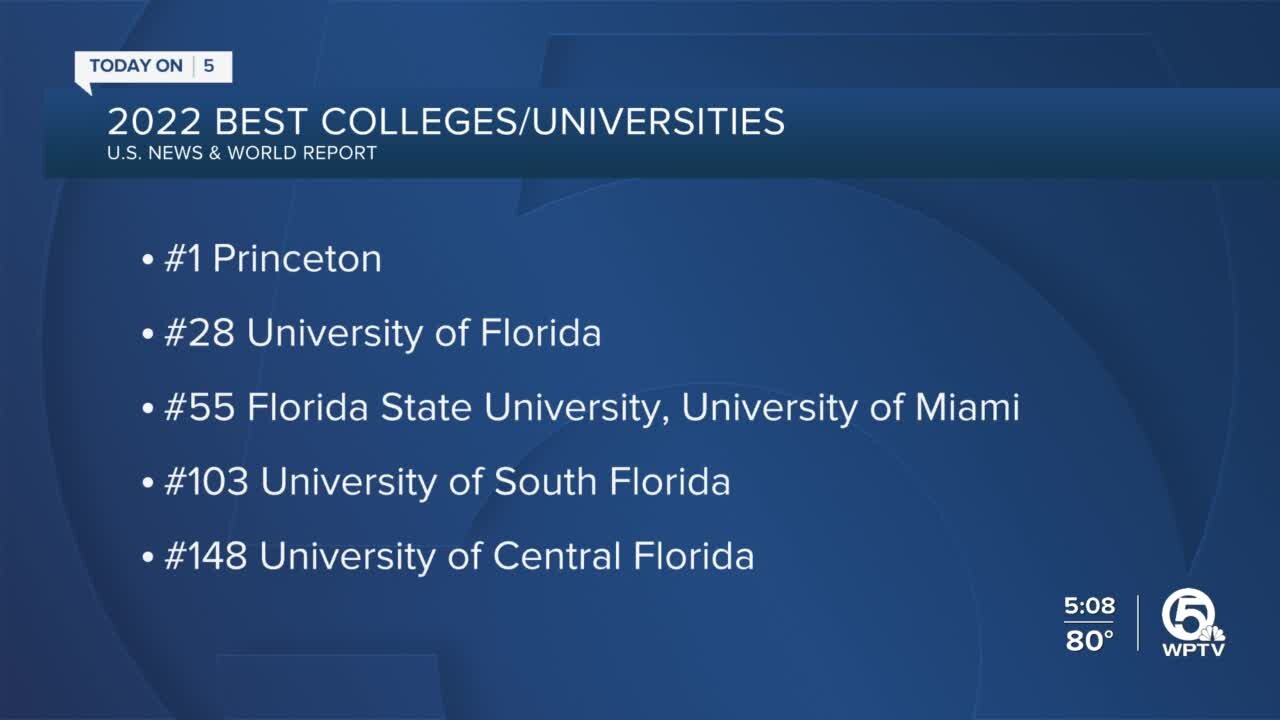 Uf Ranking Florida universities top higher education rankings