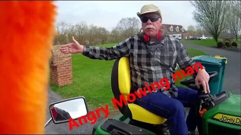 Grass in the road, an angry moustache man, and talking about motorcycle and car maintenance.