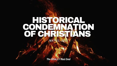 Historical Condemnation of Christian's