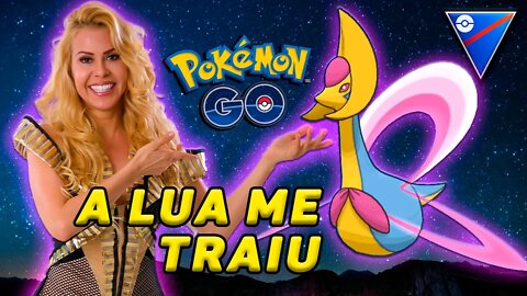 A LUA ME TRAIU! CRESSELIA TANQUE DE GUERRA! TIME PESO PESADO! GAMEPLAY POKEMON GO (PvP)