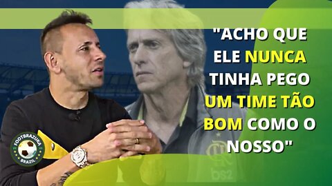 O LATERAL RAFINHA FALA COMO JORGE JESUS ACERTOU O TIME DO FLAMENGO