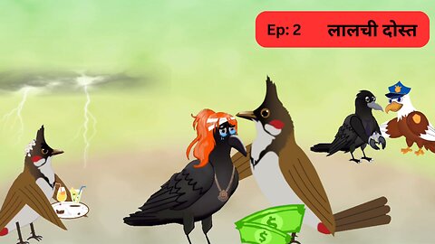 लालची दोस्त | Lalchi Dost Ep:2 | Chidiya wale cartoon | bedtime stories |